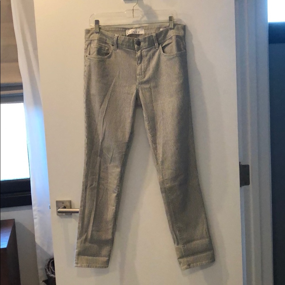 Pin striped jeans